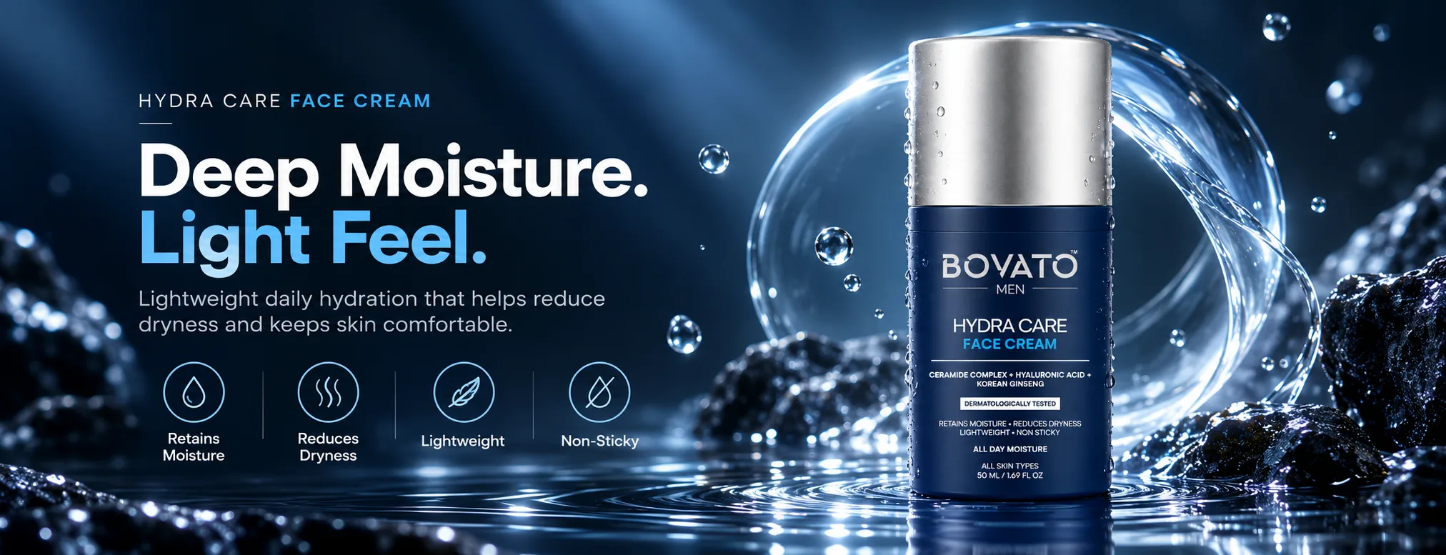 Hydra Care Face Cream Feature Banner